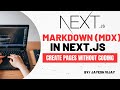 Next.js with MDX and Markdown: write full blog post without any code