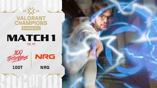 내 분노를 보라 |  NRG vs 100T  | 플레이오프 5일차 MATCH 1 H/L 10.11 | 챔피언스 상하이