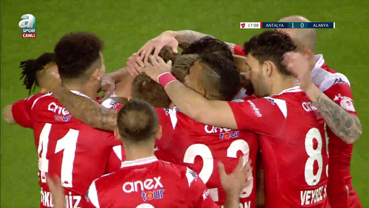 Antalyaspor 1 0 Alanyaspor Antalyaspor Un 1 Golu Lukas Podolski Youtube