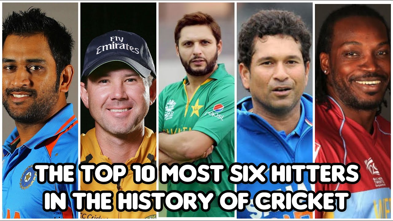 The TOP 10 Most Six Hitters in the History of Cricket The TOP 10