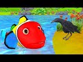 चतुर कौवा और मछली crow and color fish hindi kahaniya - comedy moral story हिंदी कहानियां हिंदी कहानि