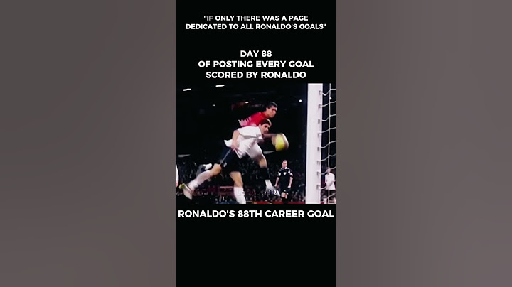 Ronaldo's 88th Career Goal | Manchester United vs Fulham 🤩🐐 #shorts #football #ronaldo