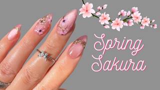 Soft Sakura Nails for Spring | Easy + Aesthetic screenshot 5