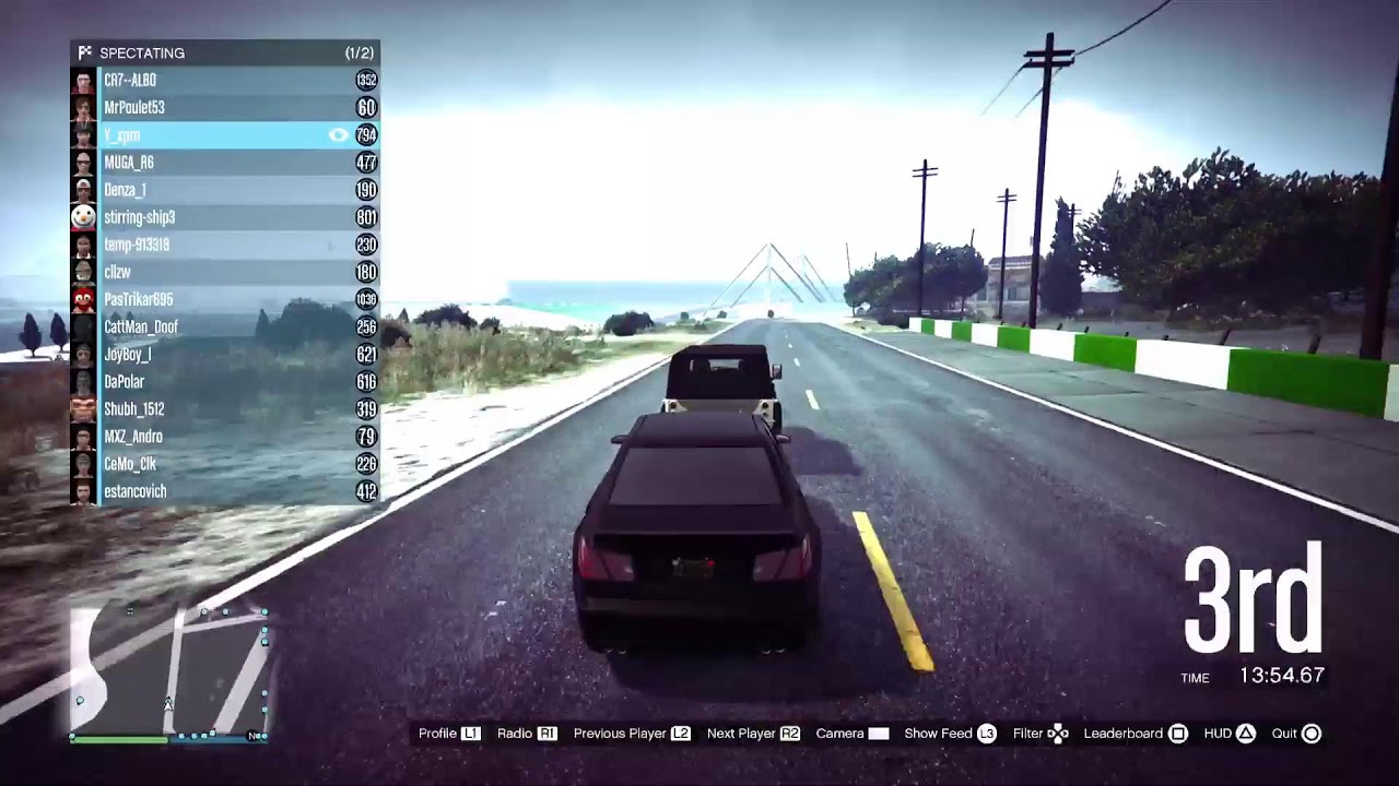 I won the race with a 40-second lead!