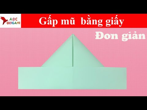 Video Gấp mũ ca lô bằng giấy |ABC Origami | HD - youtube