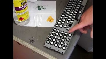 How to fix TRS-80 Keytronic keyboards