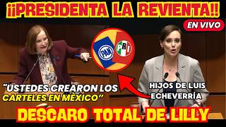 ¡PRENDIÓ EL SENADO! Así pararon en seco a Lilly Téllez tras fuerte reclamo por cárteles