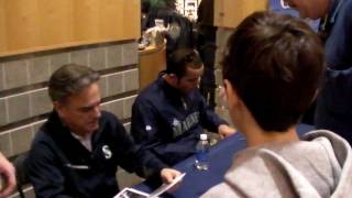 Jesus Montero, Mike Carp, Danny Hultzen Autograph Signing