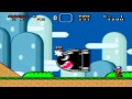 Super Mario World with Sonic the Hedgehog sound effects.