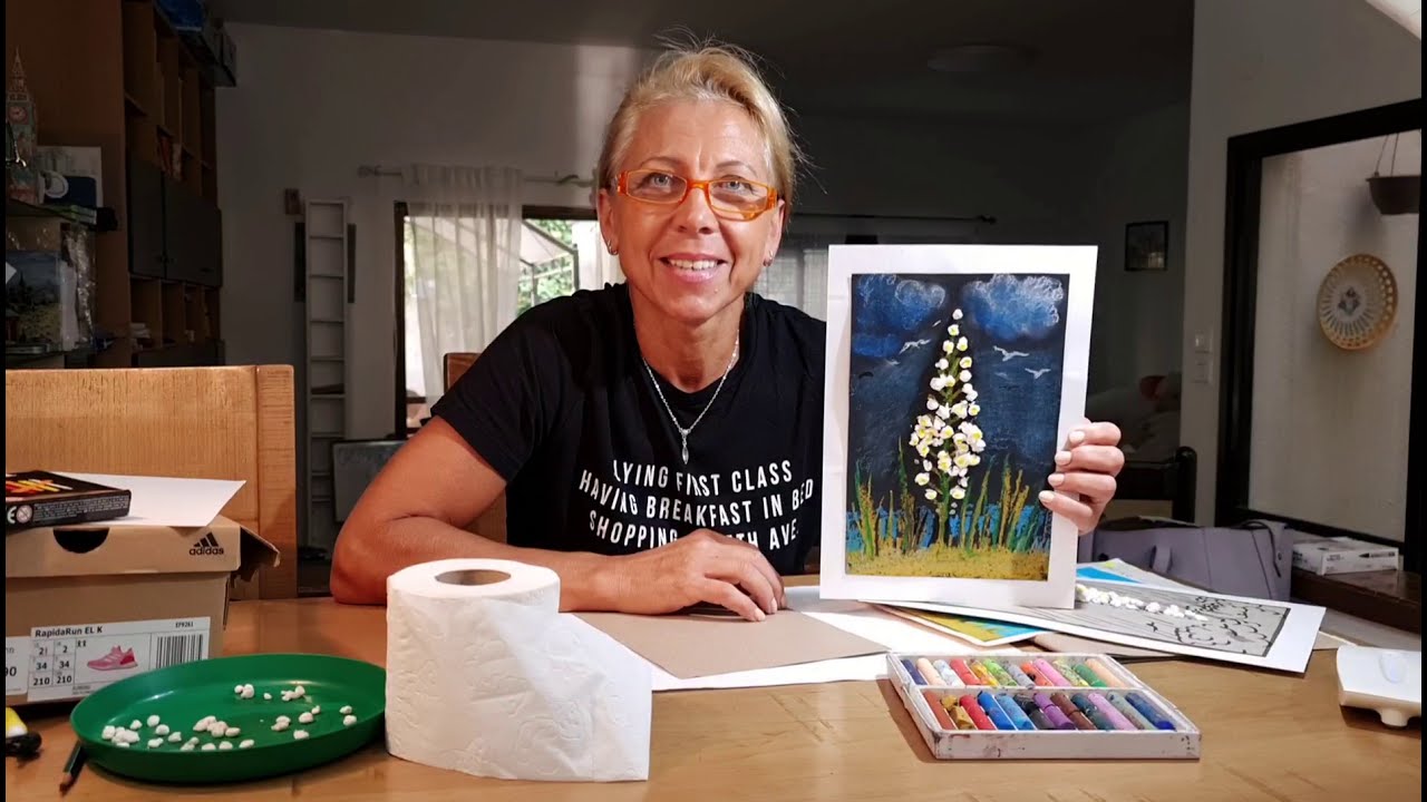 שיעור בנושא חצב בטכניקה קולאז'