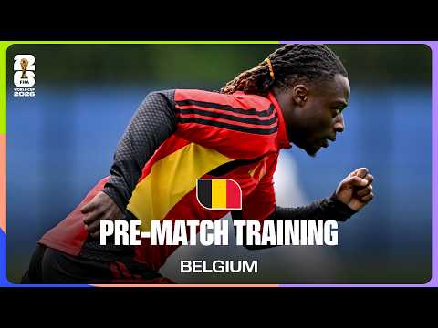 Belgium Train Before New Zealand | FIFA World Cup 2026™
