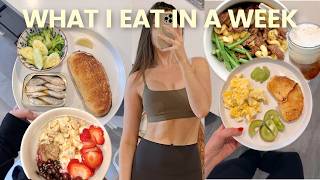 What i eat in a week to feel my BEST 🍲 EASY high protein recipes for balance