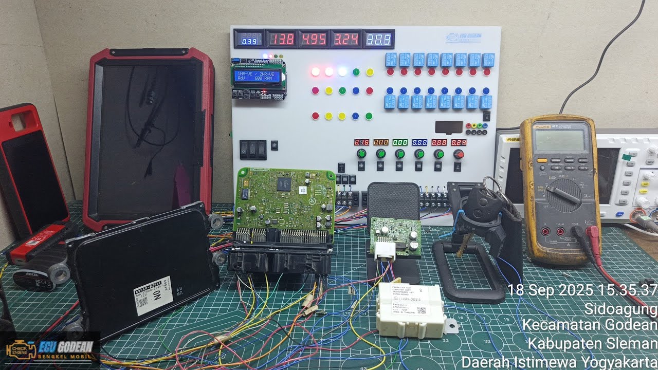 Service ECU Daihatsu Sigra, mesin tidak mau hidup