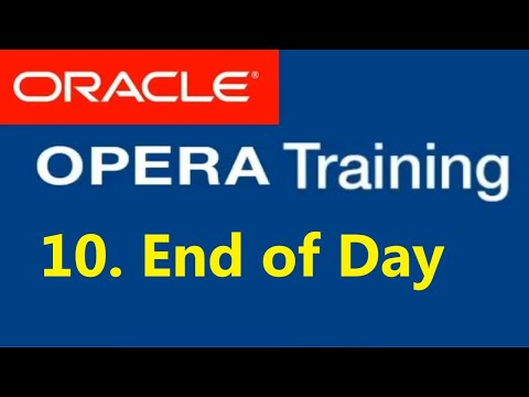 OPERA PMS TRAINING-10:
