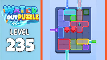 Water Out Puzzle level 235 solution 