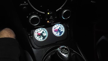 Rx8 DIY ashtray gauge pod completed