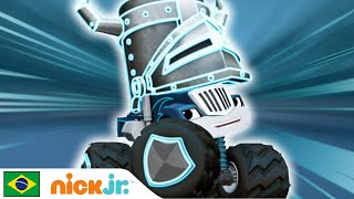 Blaze and the Monster Machines | O melhor de Crusher e Pickle  parte 2 | Nick Jr. em Português