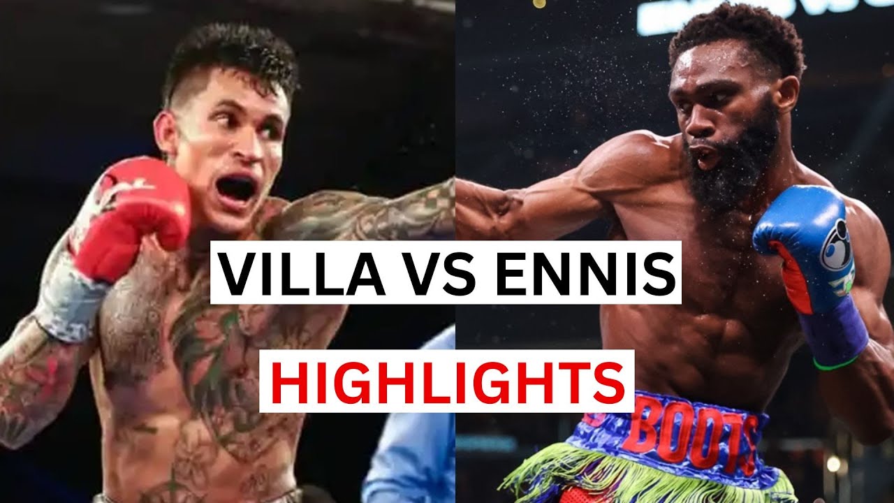 Jaron Ennis vs Roiman Villa Highlights & Knockouts YouTube