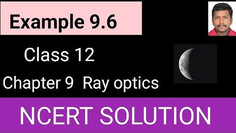 example 9.6 Physics class 12