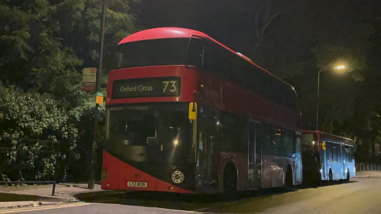 FRV. Arriva London Route 73. Stoke Newington - Oxford Circus. New Routemaster LT743 (LTZ 1743)