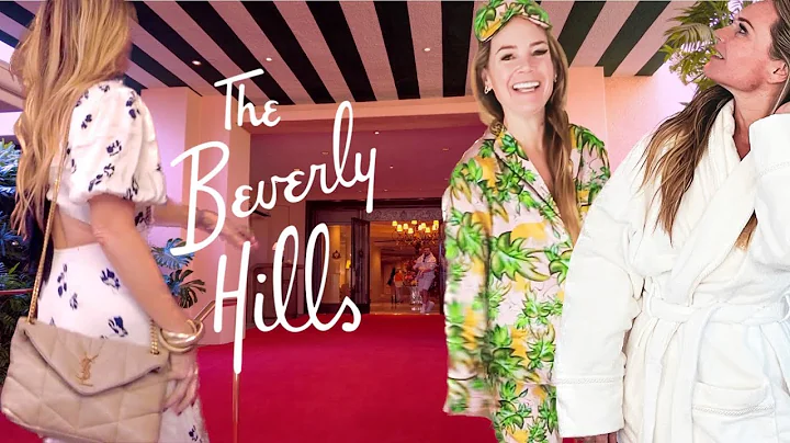 24 HOURS at Beverly Hills Hotel Bungalow TOUR | Po...