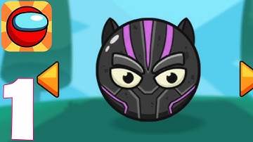 Red Ball 6 - Gameplay Walkthrough Part 1 - Black Panther Ball (iOS, Android)