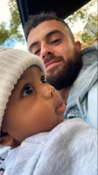 White father, Black baby #funny #cute #family #love #laugh