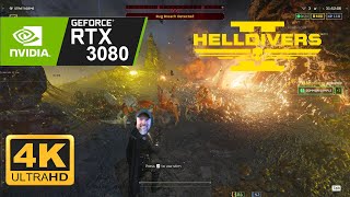 Helldivers 2 RTX3080 10GB 4K Low Med High Ultra @Native