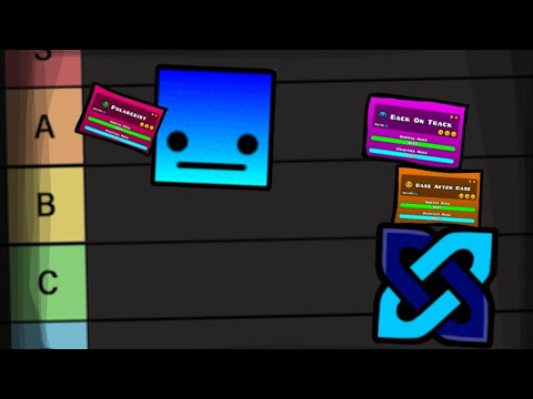 Ranking every geometry dash level! | + The spinoff games - YouTube