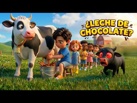 ¿La Vaca Lola da Leche de Chocolate? 🐄🍫😂 | Solo Alegría Niños