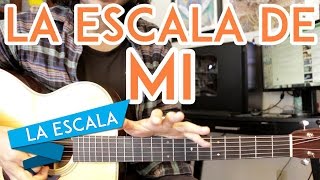 Video thumbnail of "LA ESCALA | Escala de Mi - para Adornos, Requintos y Acordes"