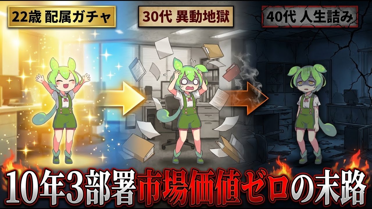 【10年3部署】ジェネラリスト育成の末路…「何でも屋」になったずんだもんが40代で市場価値ゼロになる『人事ガチャの秘密』