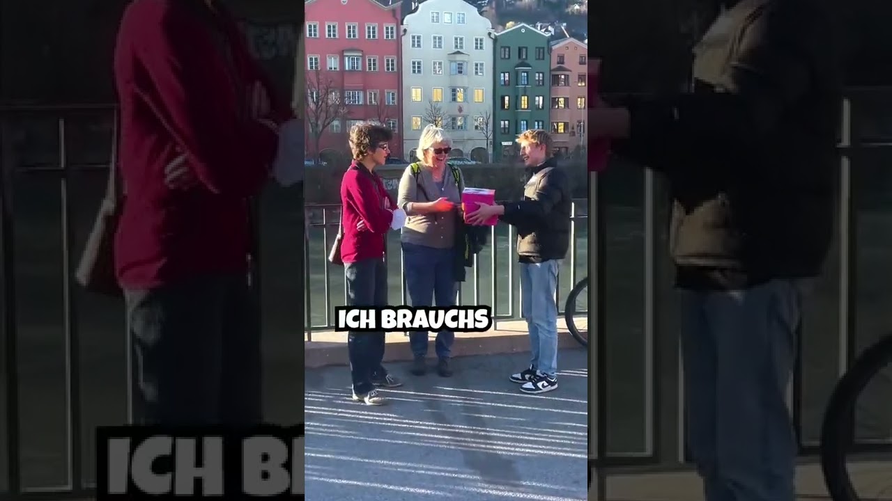 Diese ALTEN MENSCHEN haben sich SEHR GEFREUT!!👵😊