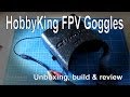 Build and Review of the HobbyKing Quanum DIY FPV Goggle Set with Monitor (kit)