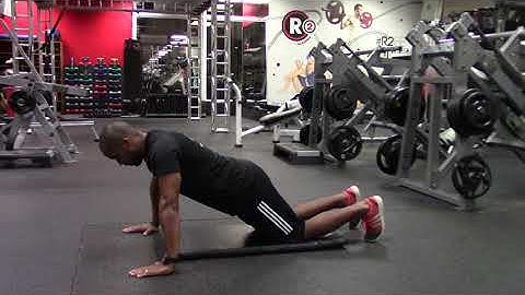 Flexão de braços com joelhos apoiados