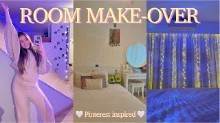 ROOM MAKE-OVER | Mijn kamer opruimen & veranderen • Pinterest inspired •