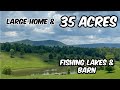 35 acres land for sale mountain views large home fishing in alabama