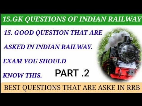 Indian Railways exam Part 