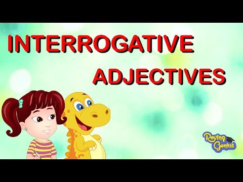 Interrogative Adjectives | Helping Siya With Her Homework | Grammar with Elvis | Roving Genius