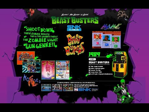 BEAST BUSTERS ☆Охотники на зверей☆ Прохождение ☆ (Arcade 2 players)