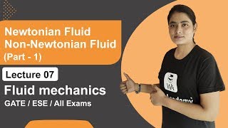 Newtonian Fluid and Non Newtonian Fluid in hindi | Fluid mechanics GATE lectures | Well Academy
