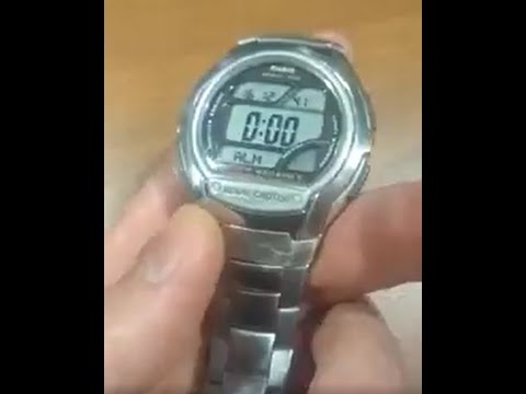 как отключить будильник и ежечасный сигнал на часах касио Casio инструкция