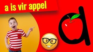 Afrikaanse alfabet vir kinders- die letter a ▶ klank die alfabet