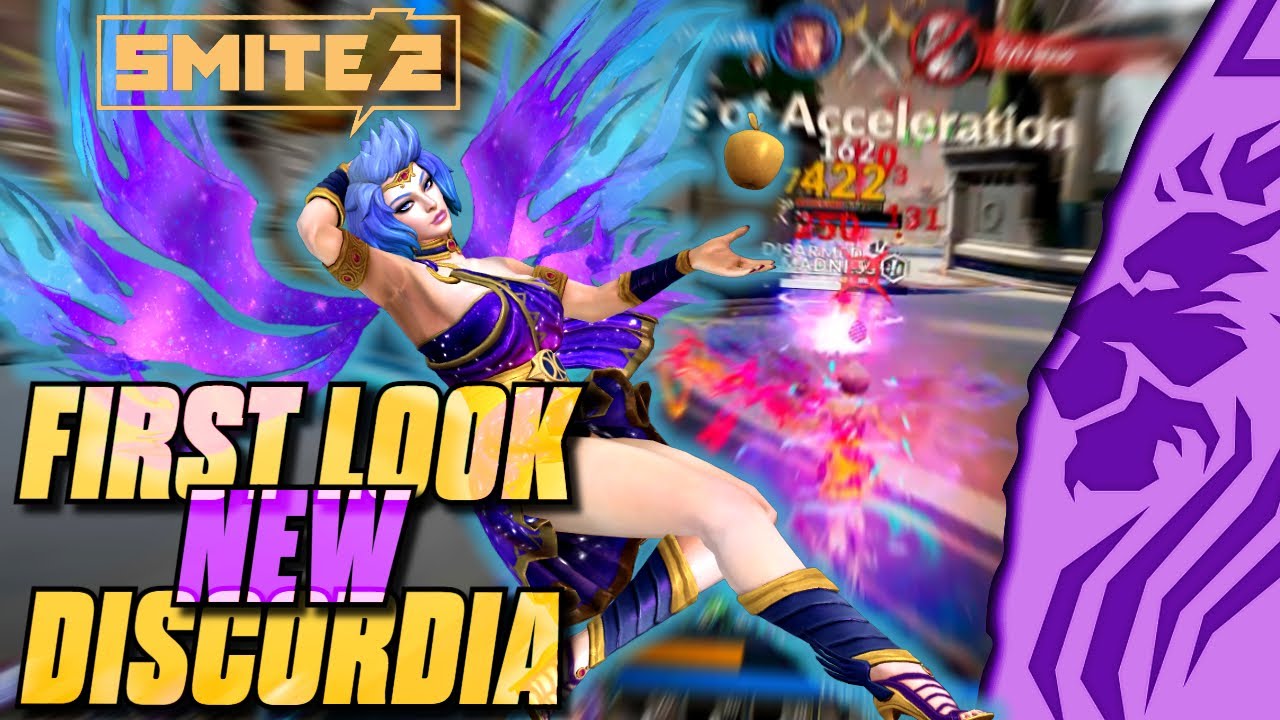 FIRST LOOK NEW GOD DISCORDIA! SMITE 2 - YouTube