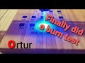 Ortur Laser Master 2 Burn Rate