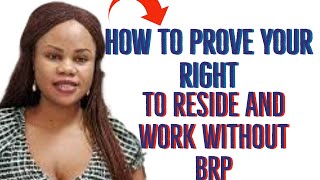 HOW TO PROVE YOUR  RIGHT TO RESIDE WITHOUT BRP or UK VISA|#VIVIANOSENI screenshot 4