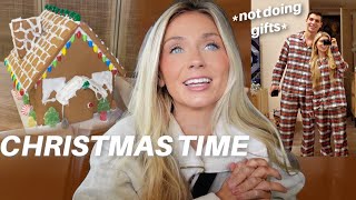 christmas time vlog // gingerbread houses, matching pjs, skipping gifts??? by Kacey Cassady 10,433 views 5 months ago 8 minutes, 3 seconds