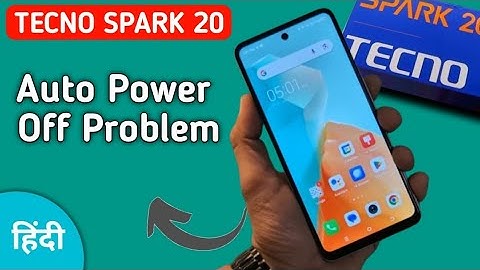 Tecno Spark 20 auto power off problem kaise solve kare, how to fix auto switch off problem in tecno