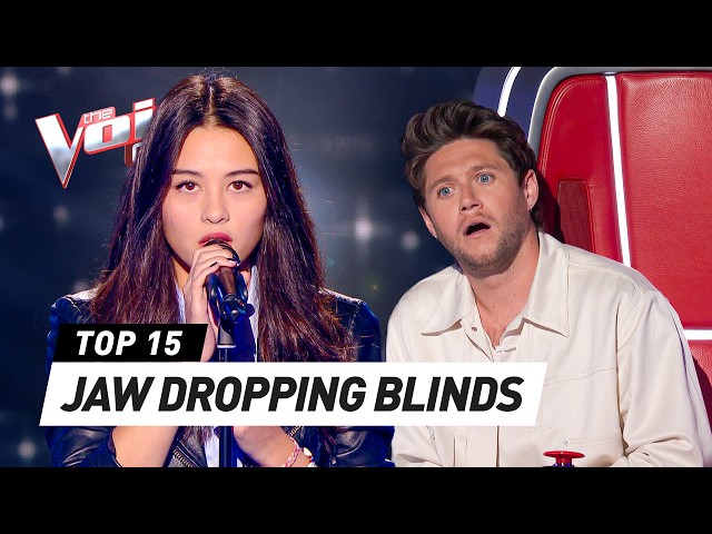 Breathtaking u0026 JAW DROPPING Blind Auditions on The Voice class=