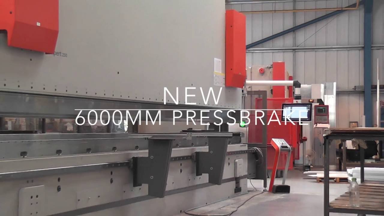 Aluminium Press Brake Demonstration Metalline Services Ltd YouTube